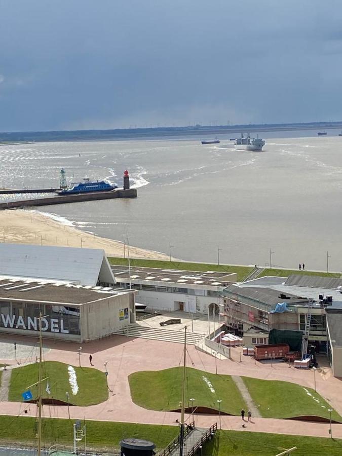 Ferienwohnung Weserblick Hundertwasser Bremerhaven Exterior foto